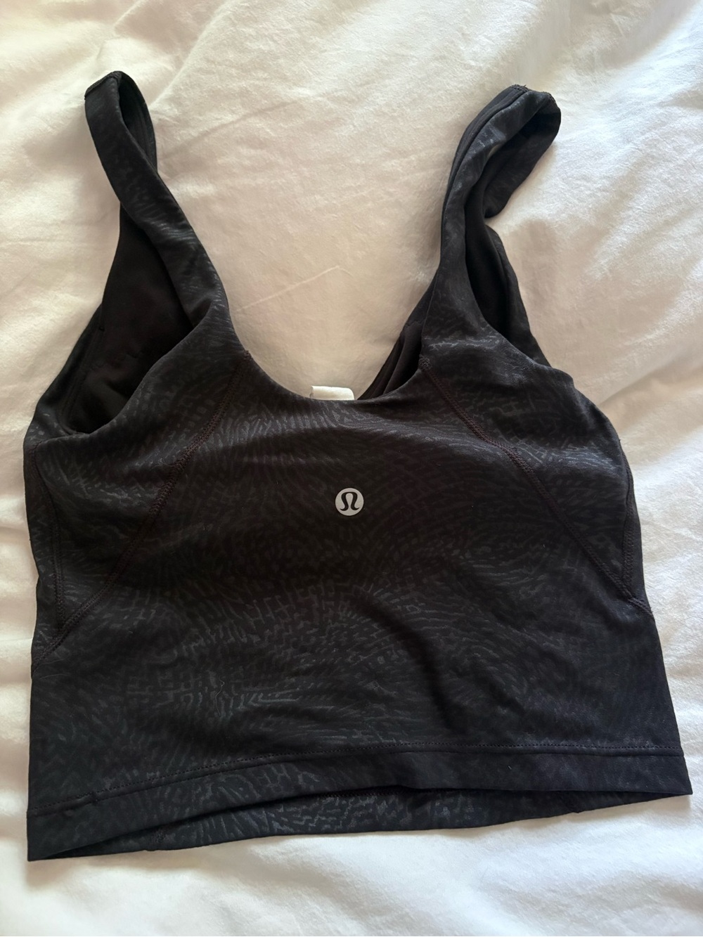 lululemon athletica Black Scoop-Back Sports Bra